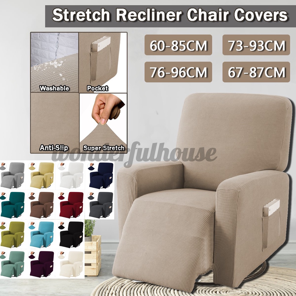 Lazy Boy Stretch Recliner Slipcover Couch Cover Washable Nonslip Chair