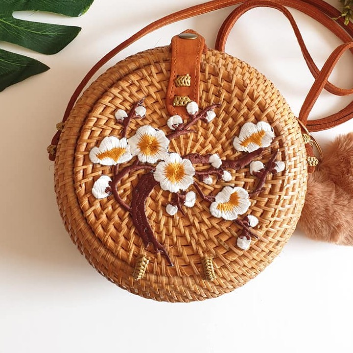 Rattan bag design new arrivals