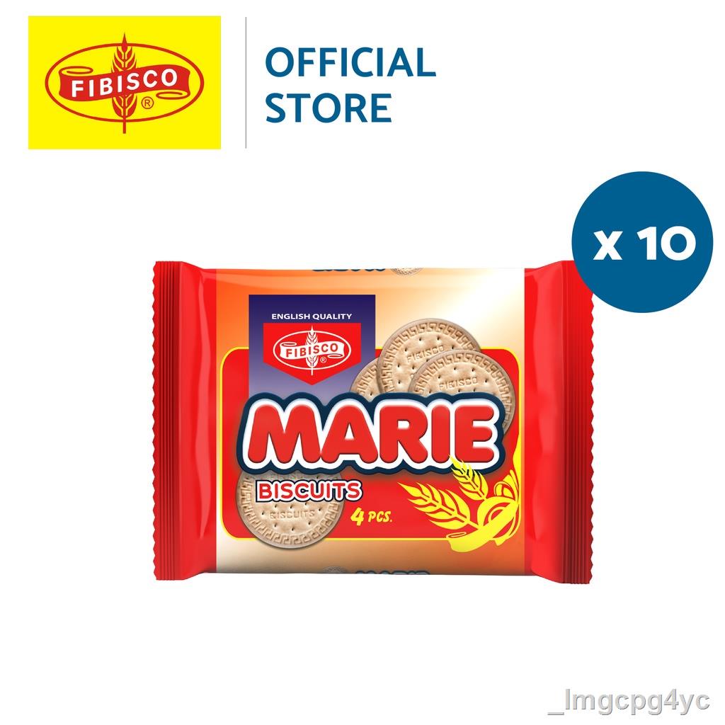 Fibisco Marie Biscuits (10 packets / bag) Shopee Philippines