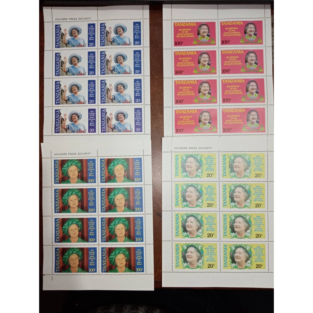 BUNDLE MINI SHEET FOR ONLY 280.00 MINI SHEET 85TH BIRTHDAY OF QUEEN ...