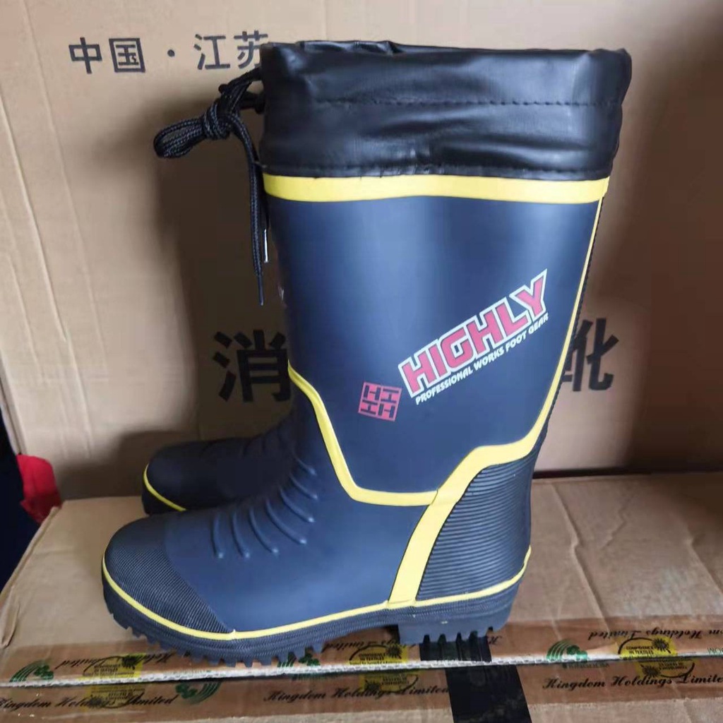 DL Men's rain Boots, non-slip safety Boots Garden Autumn Winter High ...