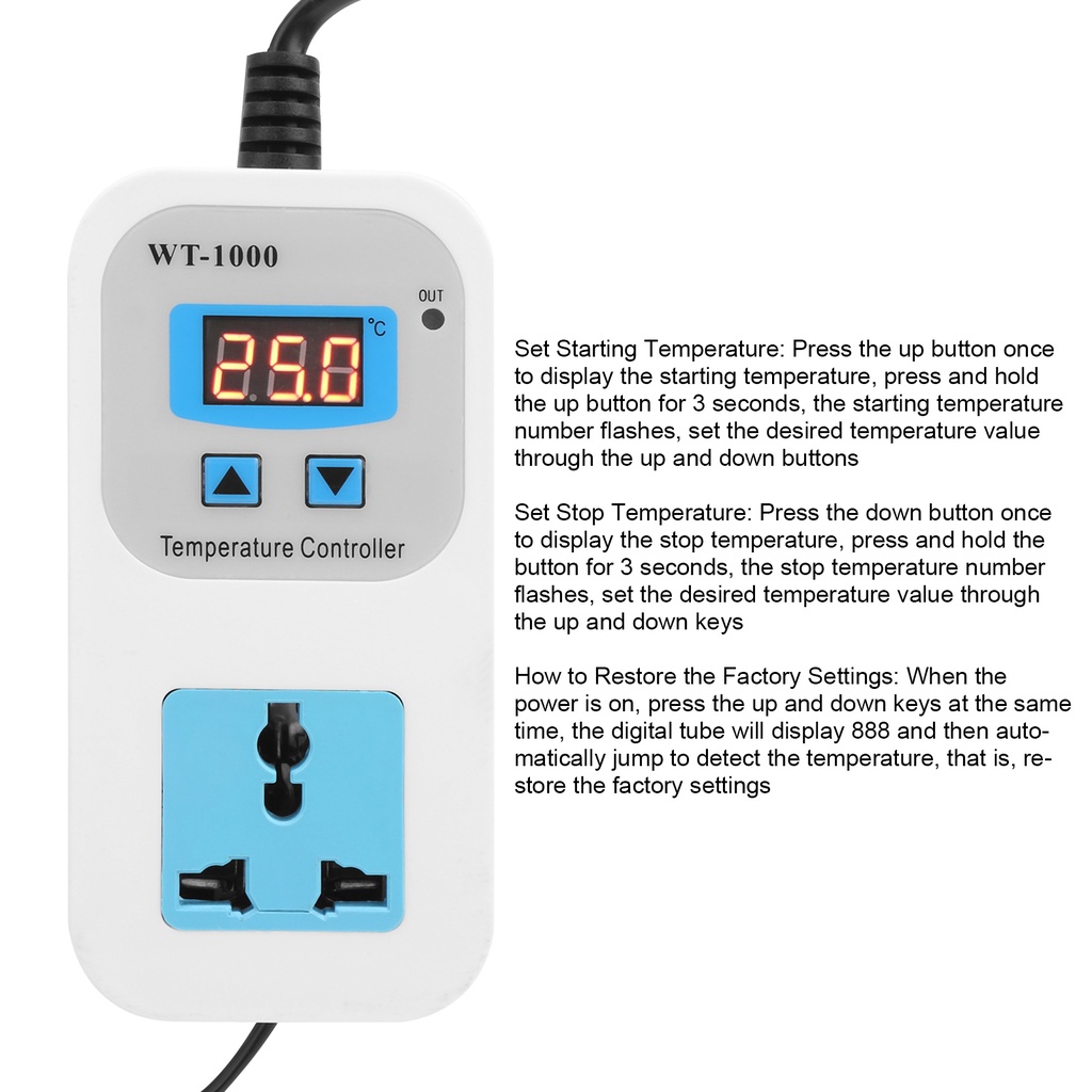 [Ready Stock] Supergoodsales Temperature Controller Electronic ...