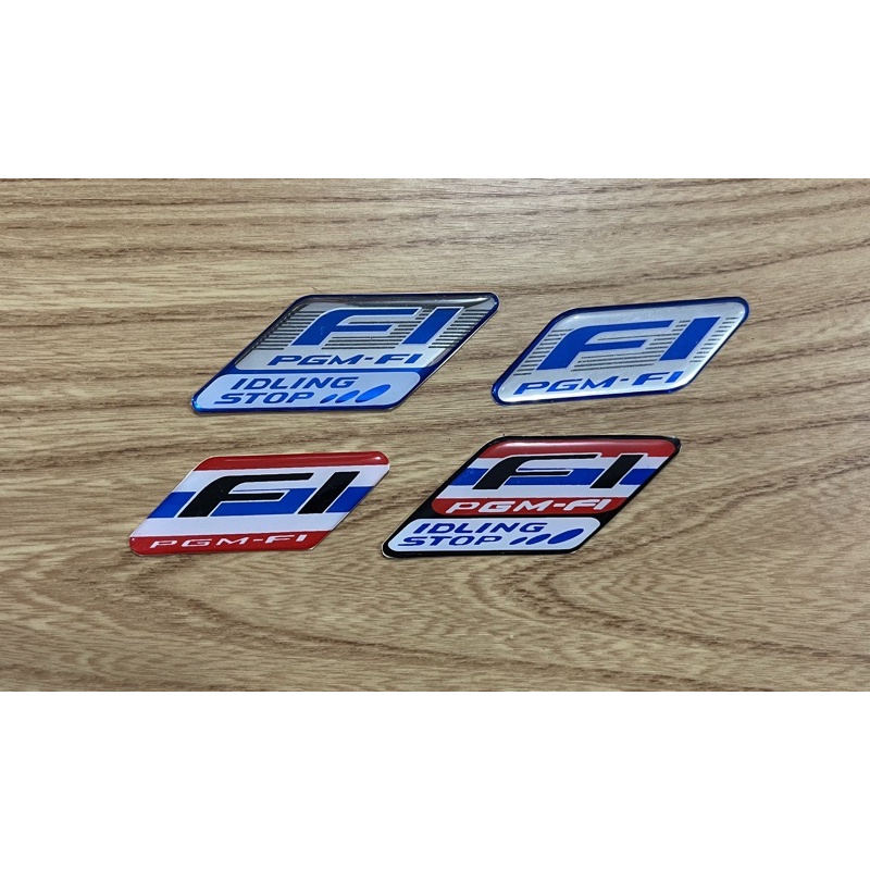 Honda FI Standard MODEL Embossed Sticker EMBLEM | Shopee Philippines
