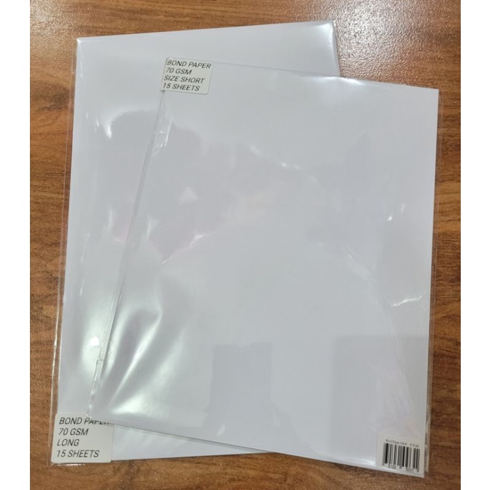 Bond Paper Multi Purpose Paper Repack Substance 20 - 15 Sheets | Shopee ...