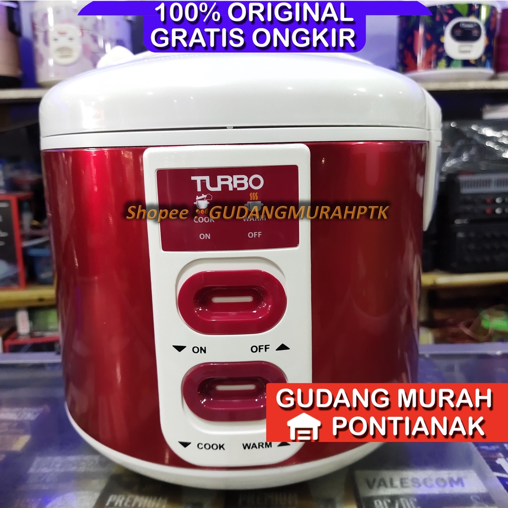 MERAH TOMBOL Ricecooker Turbo 2 COOKING and Warming BUTTON has ON OFF ...