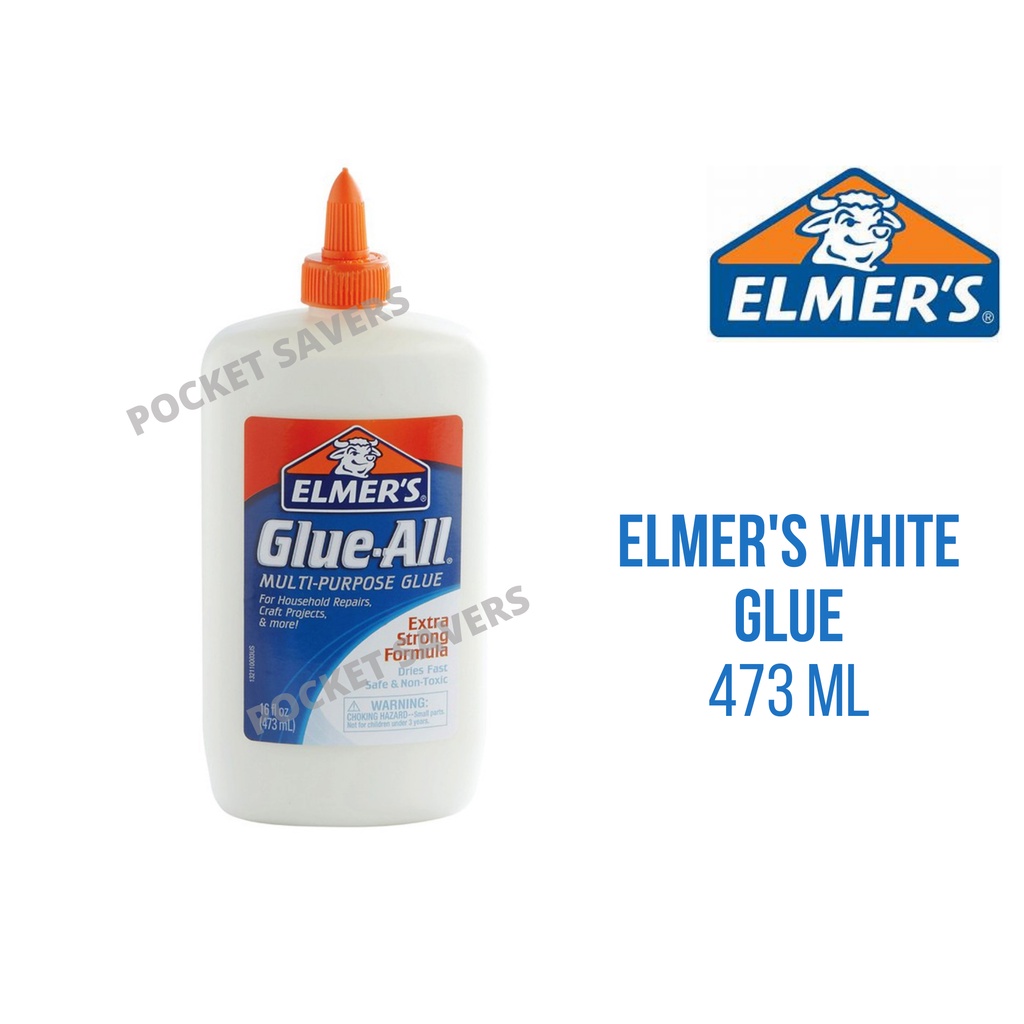 Elmer's GlueAll White Glue 473ml Extra Strong Formula QuickDrying Non