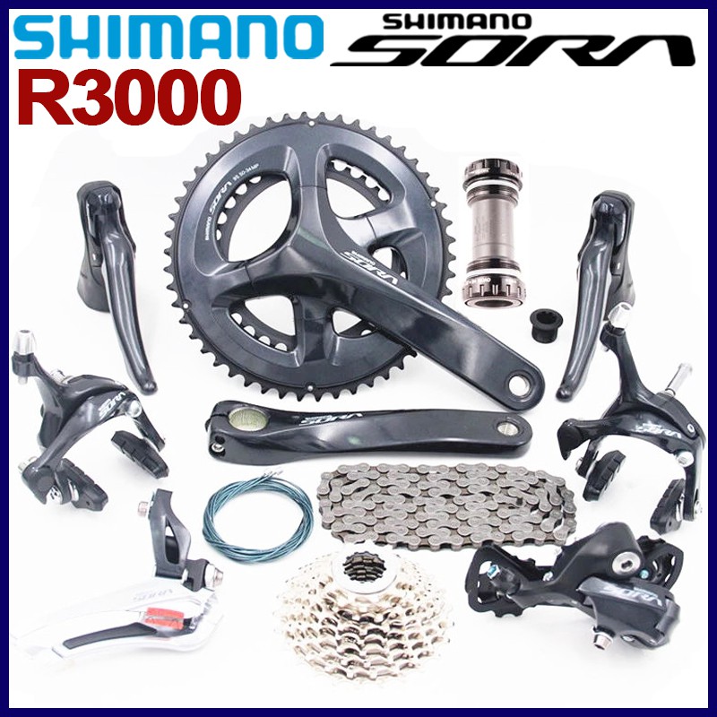 Shimano SORA R3000 2x9 Speed Groupset Road Bike R3000 Crankset