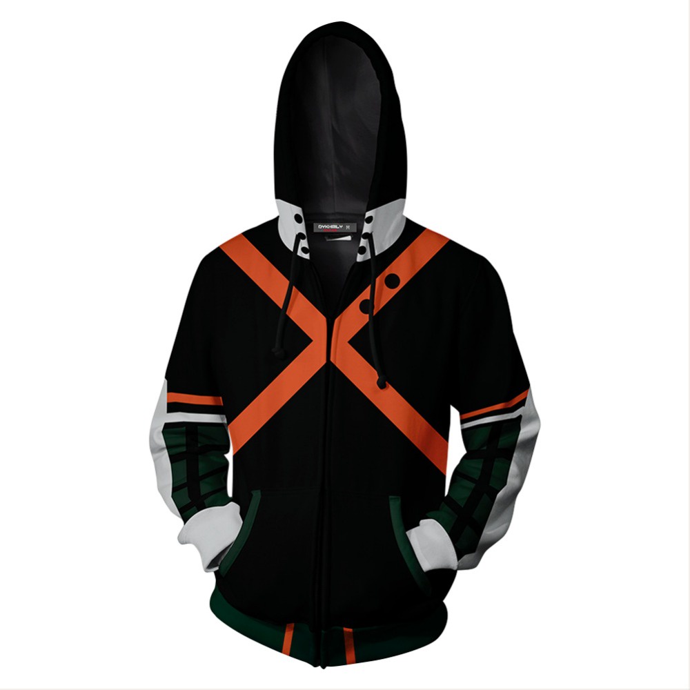 My Hero Academia Boku No Hero Academia Cosplay Hoodie Bakugo Katsuki Hoodie Sweatshirt 3d 