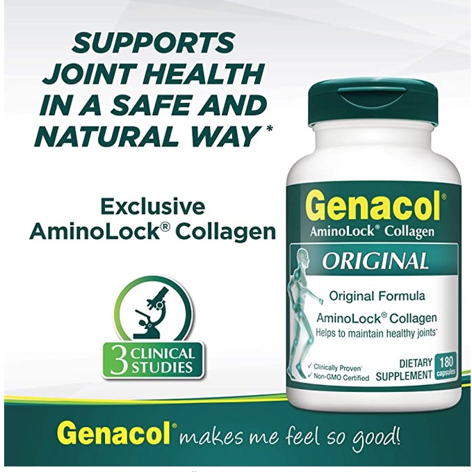 Genacol Aminolock Collagen 180Caps 60 / 30 Caps ORIGINAL IMPORTED FROM ...