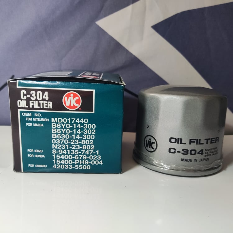 VIC C-304 Oil Filter MADE IN JAPAN | Shopee Philippines