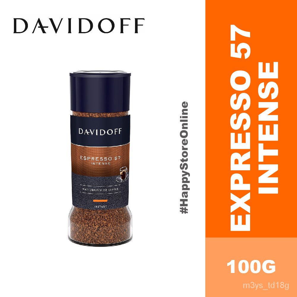 DAVIDOFF COFFEE INSTANT COFFEE ESPRESSO 57 INTENSE 100G KWBX Shopee