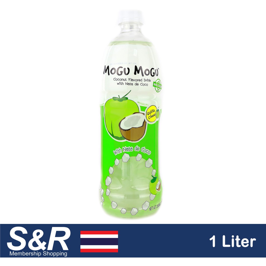 Mogu Mogu Coconut with Nata De Coco Juice Drink 1L Shopee Philippines