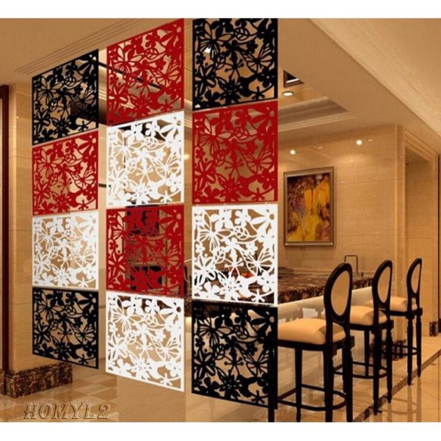 [HOMYL2] Set of 4Pcs Sticker Hanging Screen Panel Room Home Divider ...