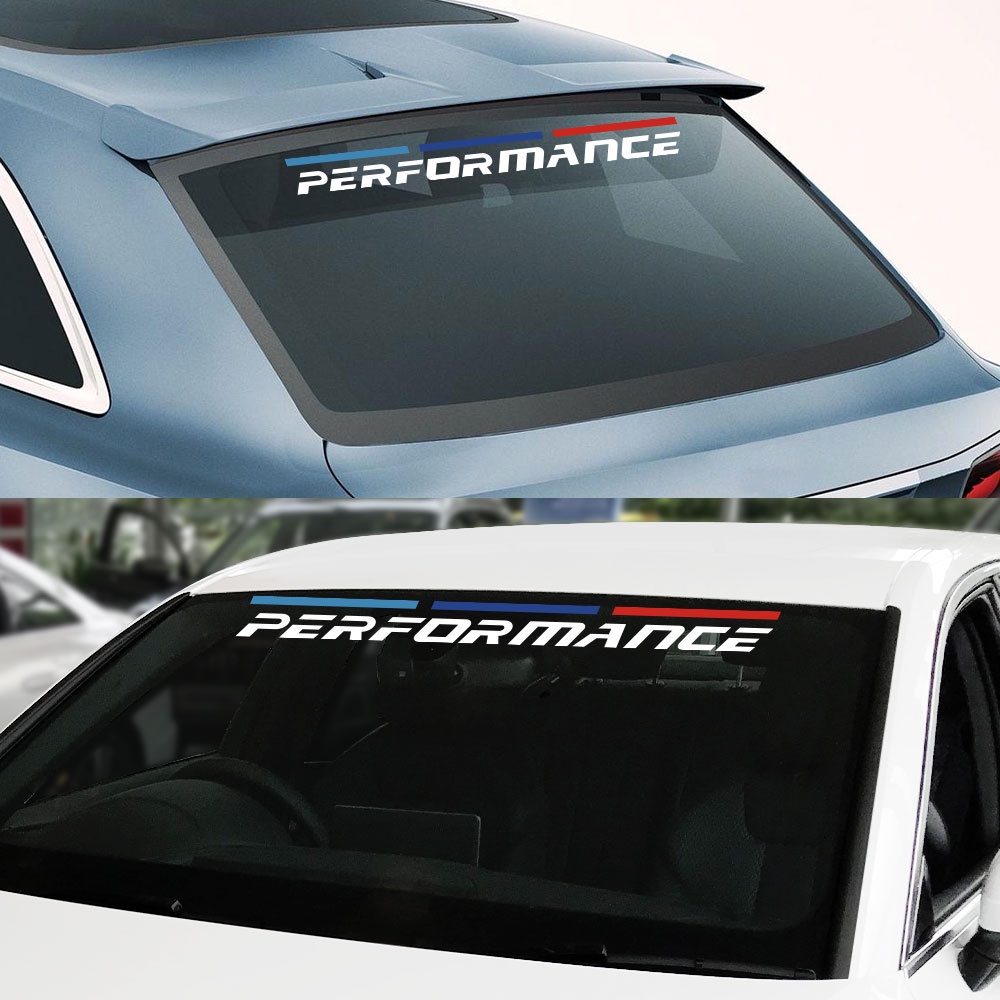 1pcs Car Front Rear Windshield Sun Shade Sticker For BMW E46 E90 E60 ...