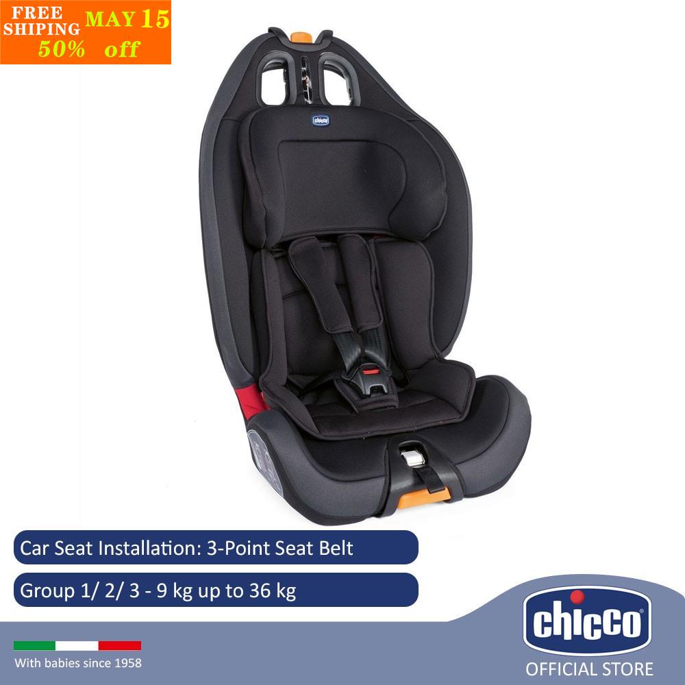 Chicco Jet Black Group 123 Car Seat (9 months to 12 years) Shopee