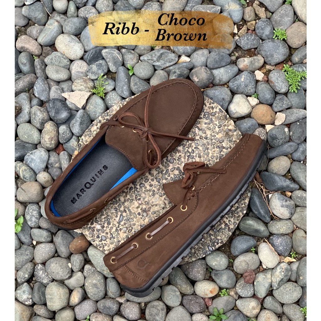 Marquins Genuine Leather Loafers for MEN Ribb (7 colors