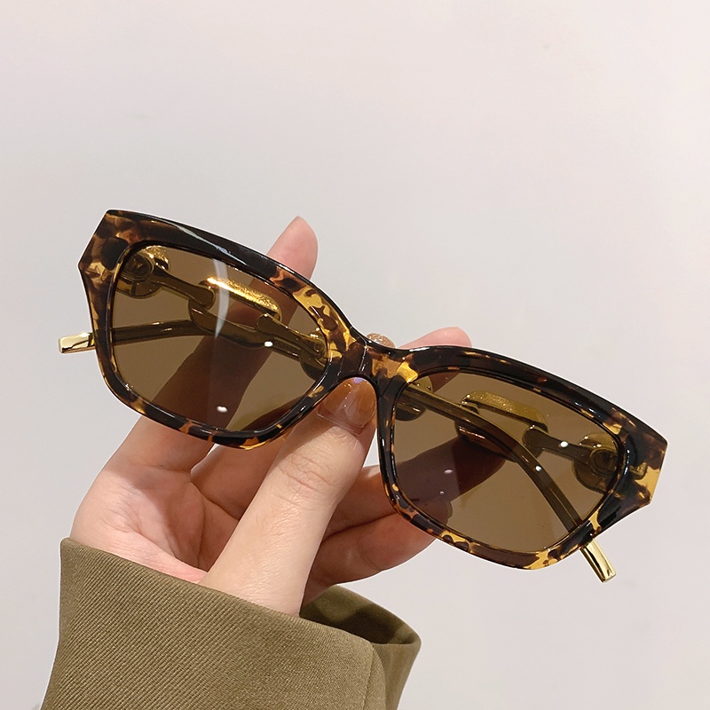 Fashion Women Sunglass 2022 Korean Frame Glasses Trendy Female Hiphop