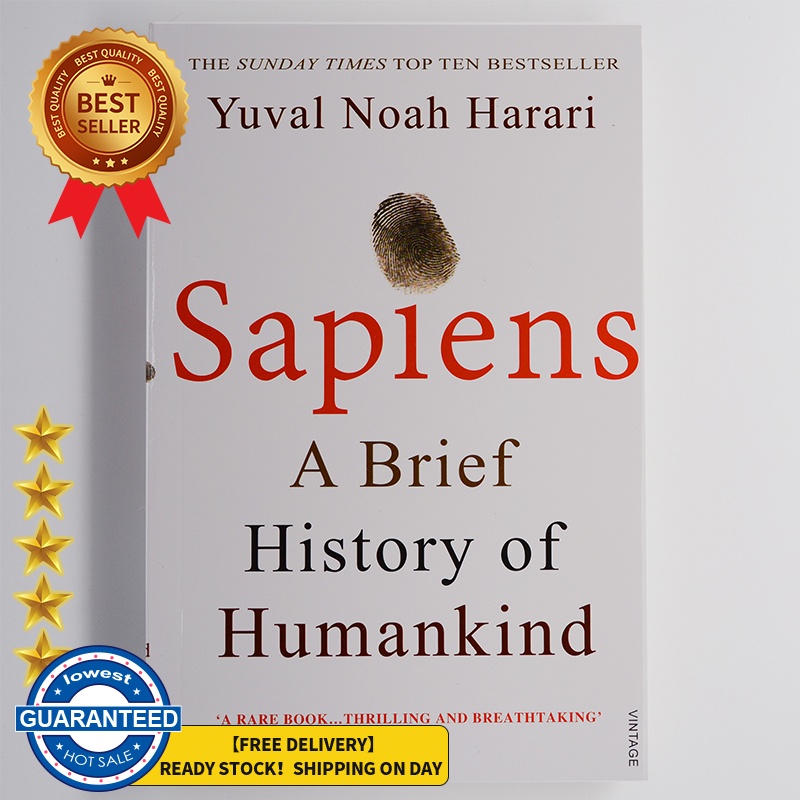Sapiens: A Brief History of Humankind English book | Shopee Philippines