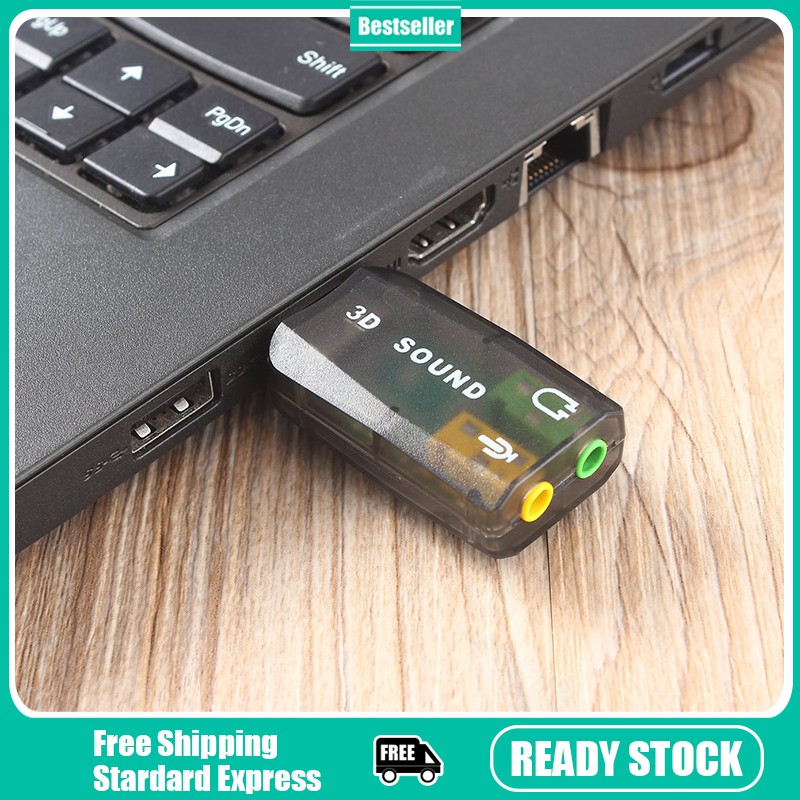 USB 2.0 Audio Headset Microphone Jack Converter Adapter Shopee