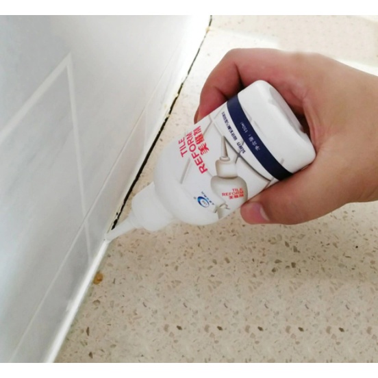 Tile Gap Refill Liquid Tile Gap Refill Agent Sealer Repair Glue WHITE ...