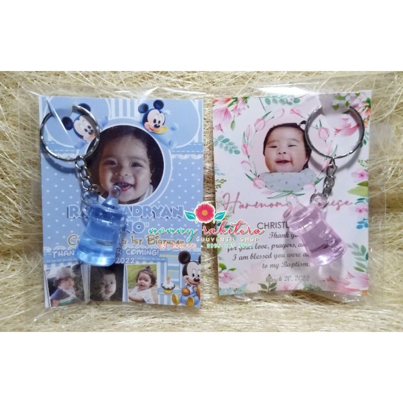 Keychain Christening Souvenir (Minimum order 20pcs) Shopee Philippines