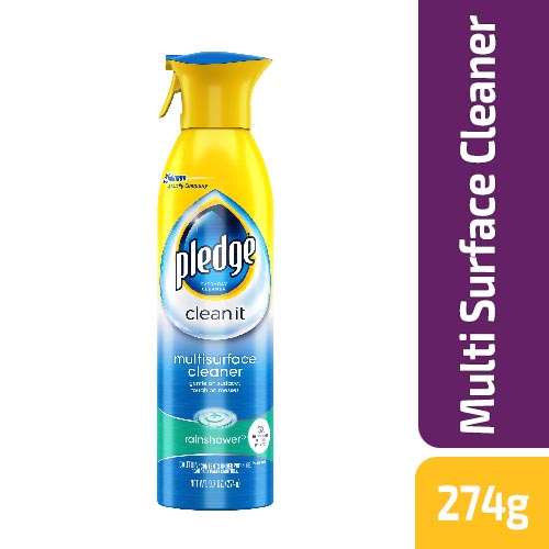 Pledge Clean It Rainshower Multisurface Cleaner Spray 274g Shopee