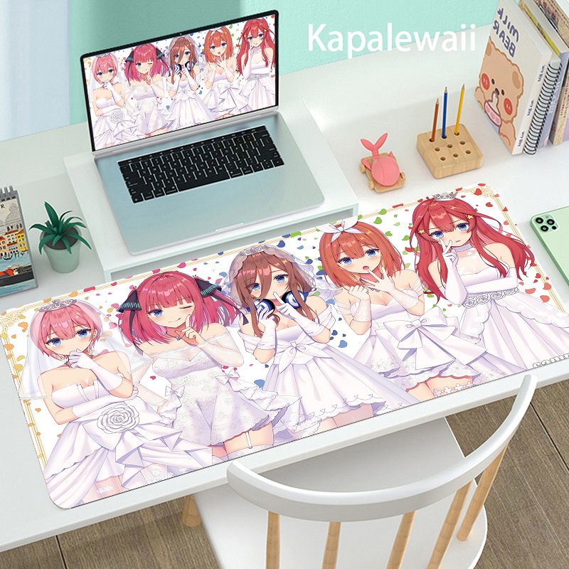 The Quintessential Quintuplets Anime Gaming Mousepad Nakano Large Sexy