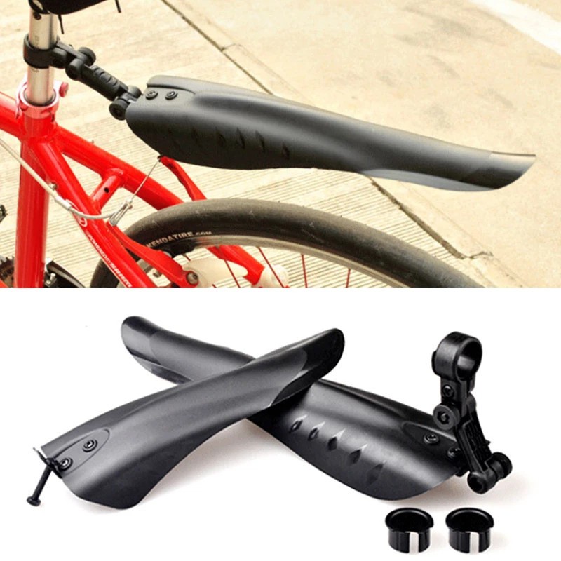 Adjustable 2pcs Bicycle MTB Road Bike Front Rear Fenders Mud