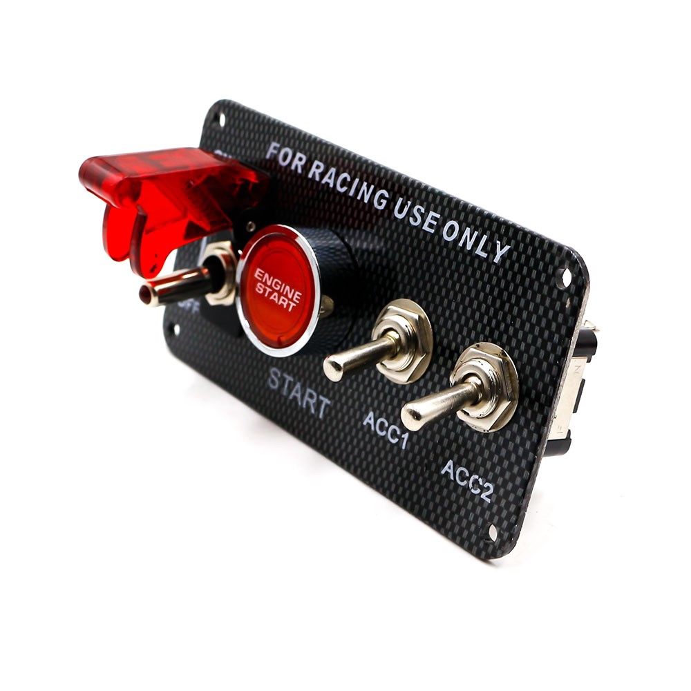 Racing Car Ignition Switch Panel Engine Start Start Push Button LED ...