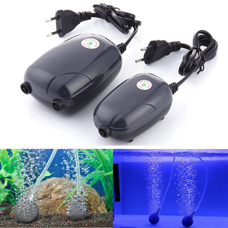 Silent Aquarium Air Pump Fish Tank Oxygen Maker Pump mini Air ...