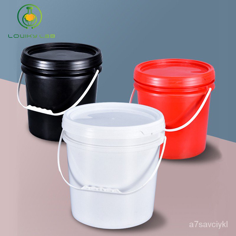 10L Plastic Bucket with lid Food Grade PP Round Bucket with Handle