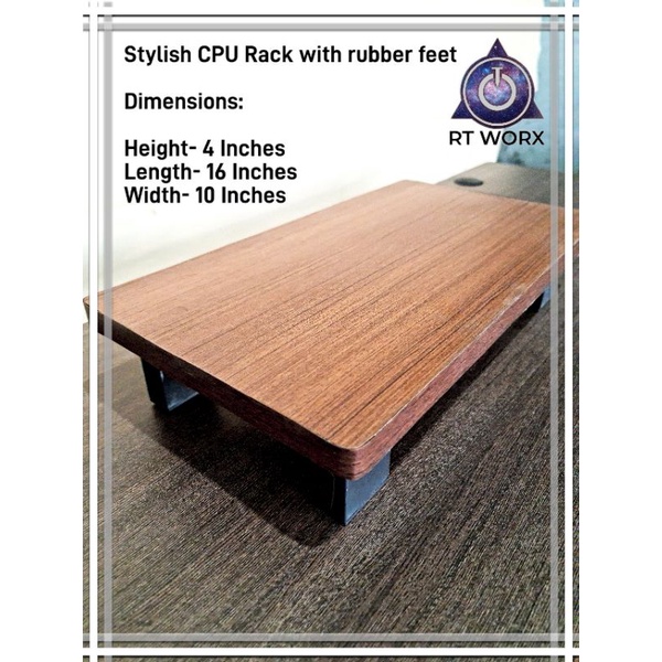 CPU RACK WITH RUBBER FEET | Shopee Philippines