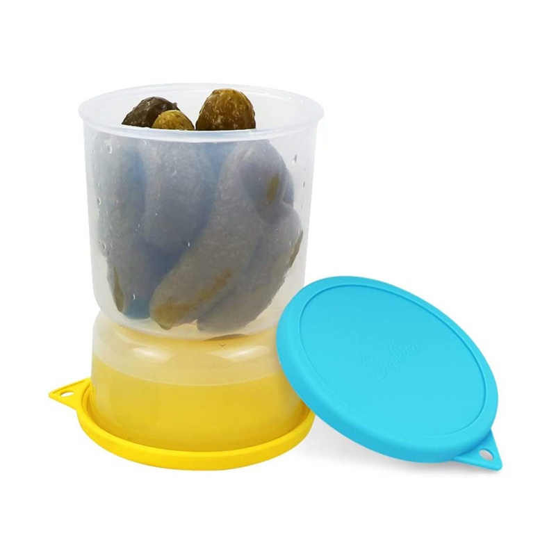 fol Pickle & Olive Hourglass Jar Upside Down Pickle Storage Holder