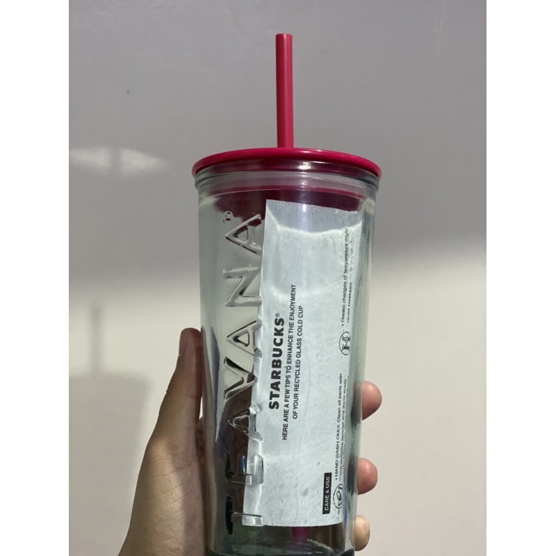 Starbucks TEAVANA glass venti PINK Shopee Philippines