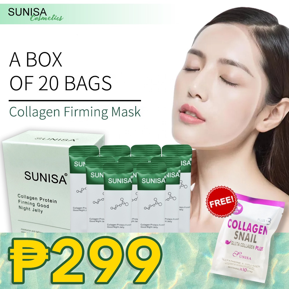 ORIGINAL Sunisa Collagen Firming Sleeping Mask(20sachets) Shopee Philippines