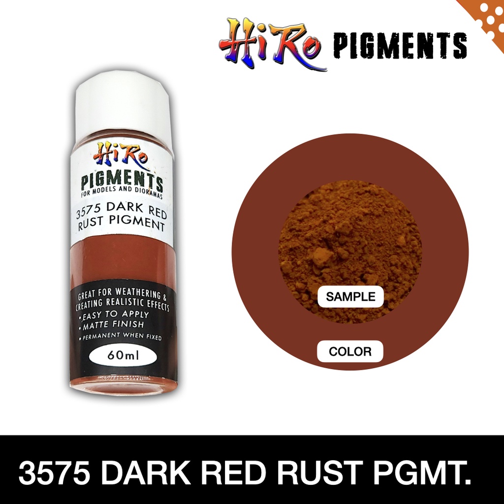 Pigments by Hiro - BATTLEWORN / RUST (60ml) - For Weathering and ...