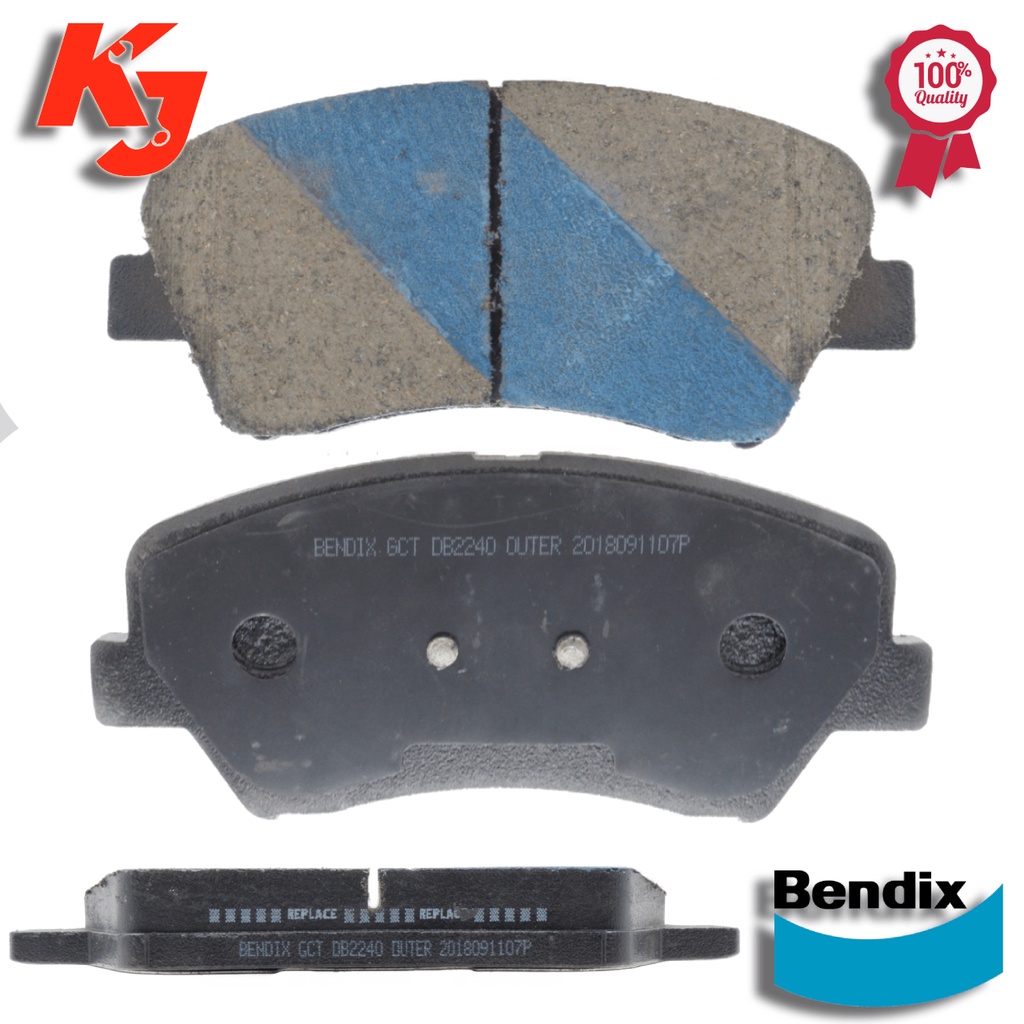 BENDIX BRAKE PADS DB2240 GCT FRONT SET FOR HYUNDAI ELANTRA 20122018