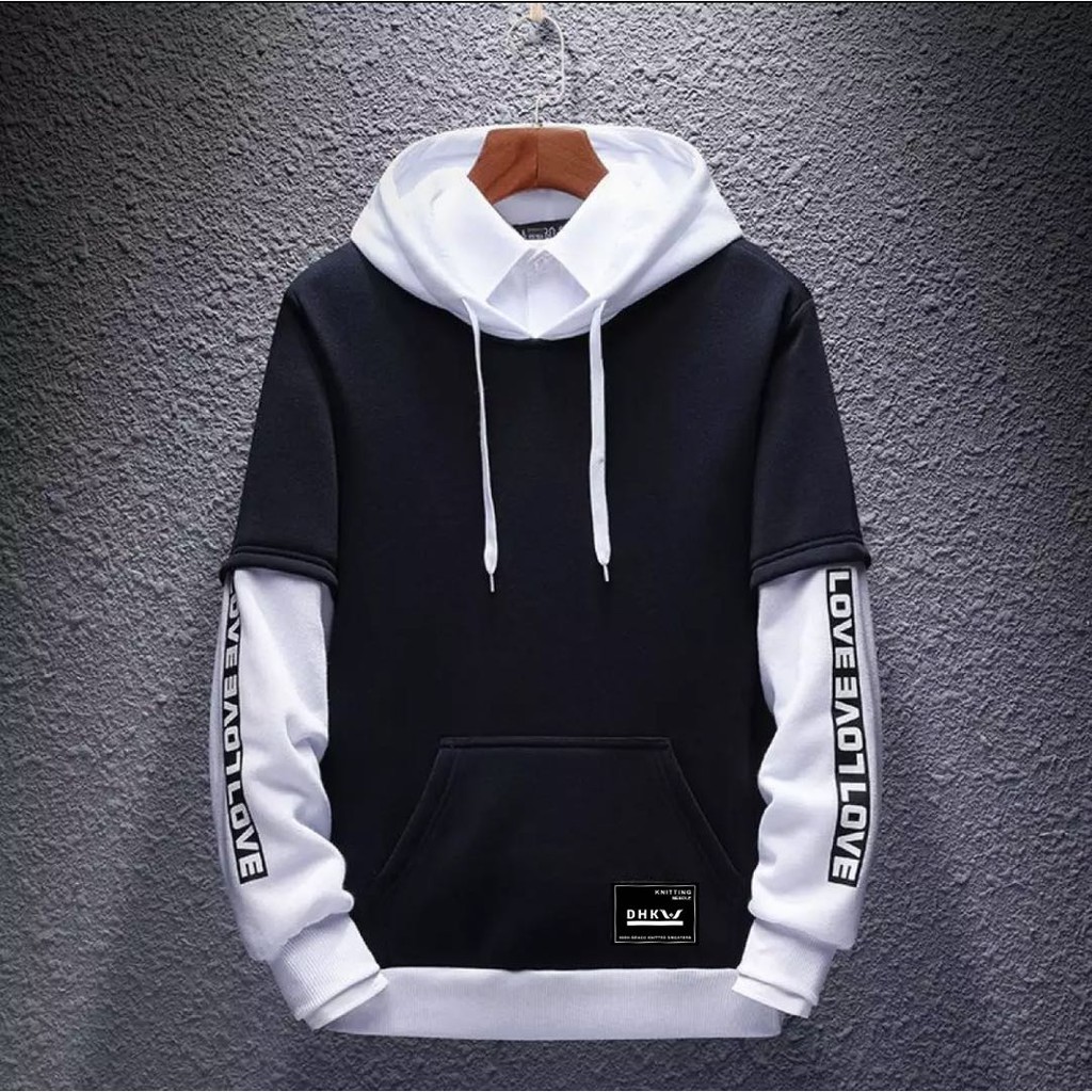 Men's hoodie Cotton Sweater Jacket #3020 Shopee Philippines