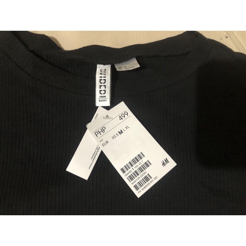 H and outlet m black sweater