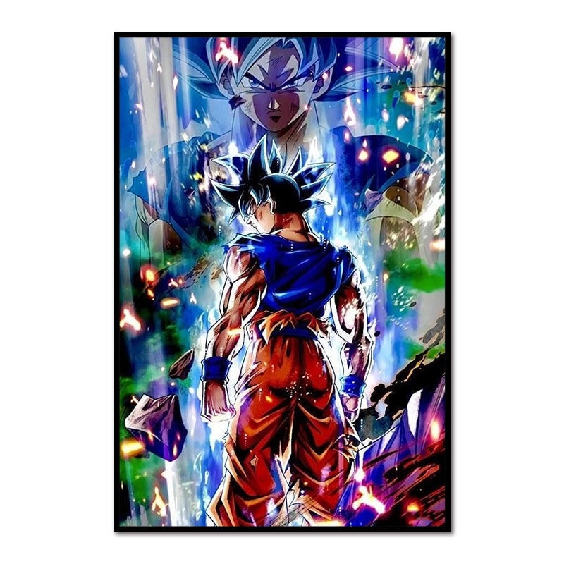 Dragon Ball Series Cartoon Son Goku DIY Digital Oil Painting Hand