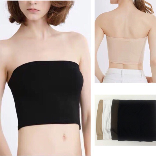 Plain Cropped Tube Top