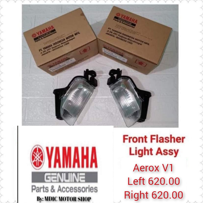 YAMAHA AEROX V1,V2 FRONT FLASHER LIGHT ASSY YAMAHA GENUINE PARTS ...