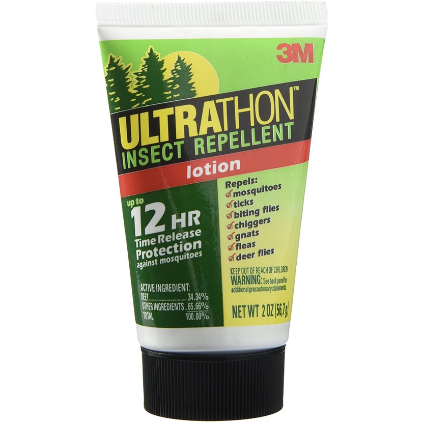 3M Ultrathon Insect Repellent Lotion Up to 12HR Protection, 2 oz. / 56