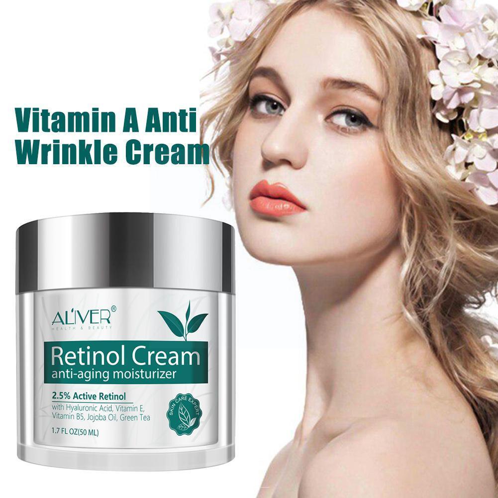 SHEZS Aliver Retinol Hyaluronic Acid Vitamin A Anti Firming Lotion 50 Nourishing Cream Cream
