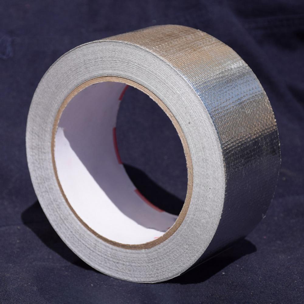 25m Aluminum Foil Butyl Rubber Tape Self Adhesive Waterproof For Roof ...