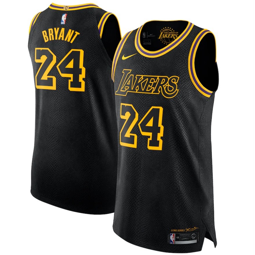 Lebron James Los Angeles Lakers #23 Black Yellow NBA Jersey Shirt