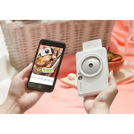 Canon INSPIC (S) 2-in-1 Instant Camera Mini Photo Printer with Smartphone  Connection