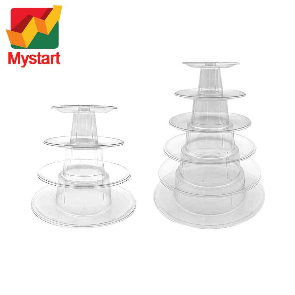 4/6 Tiers Macaron Display Stand Wedding Dessert Tower Rack for ...