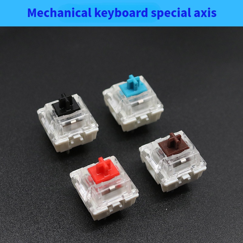 CIY 10 Pcs Outemu Switches 3 Pin Mechanical Keyboard Black Blue Brown
