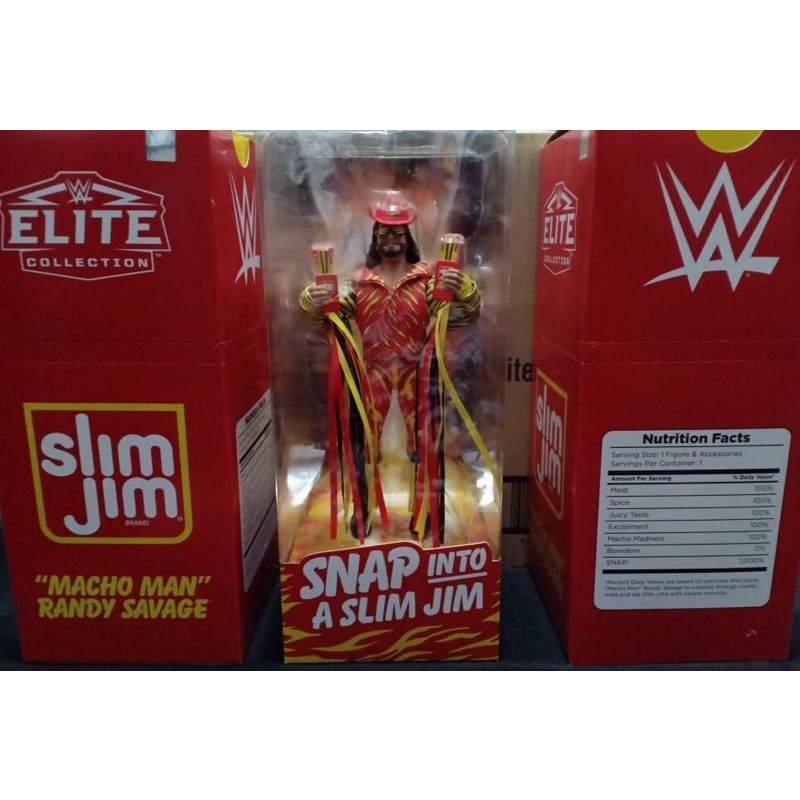 Macho man slim sales jim action figure